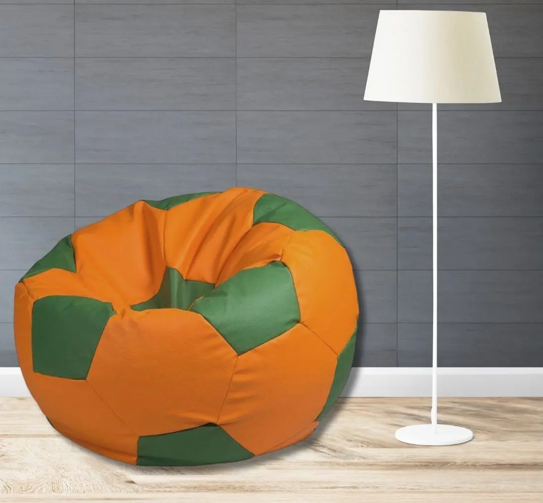 Fotoliu-minge Bean Bag Ares BM6097 XL (Orange/Dark Green)