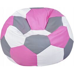 Fotoliu-minge Bean Bag Ares BM6099 L (Pink/White/Grey) Thumb