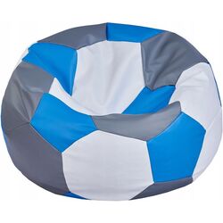 Fotoliu-minge Bean Bag Ares BM6103 XL (Grey/Blue/White) Thumb
