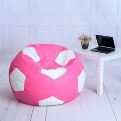 Fotoliu-minge Bean Bag Ares BM6113 XXL (Pink/White)
