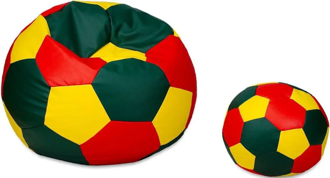 Fotoliu-minge Bean Bag Ares BM6114 L (Red/Green/Yellow)