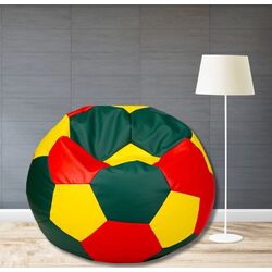 Кресло-мяч Bean Bag Ares BM6116 XXL (Green/Red/Yellow)