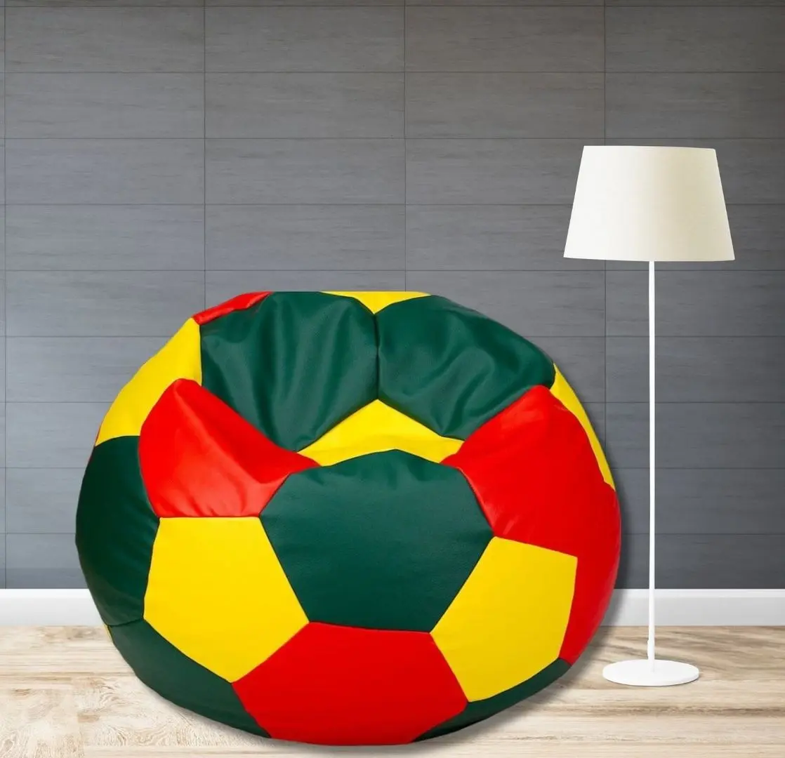 Fotoliu-minge Bean Bag Ares BM6116 XXL (Green/Red/Yellow)