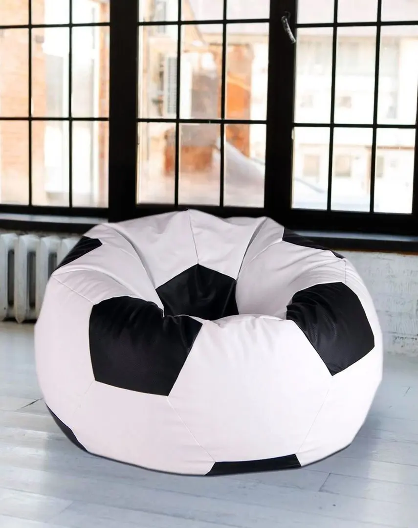 Fotoliu-minge Bean Bag Ares XL (White/Black)