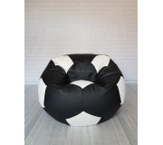 Кресло-мяч Bean Bag Ares XXL (Black/White)