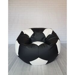 Fotoliu-minge Bean Bag Ares XXL (Black/White)