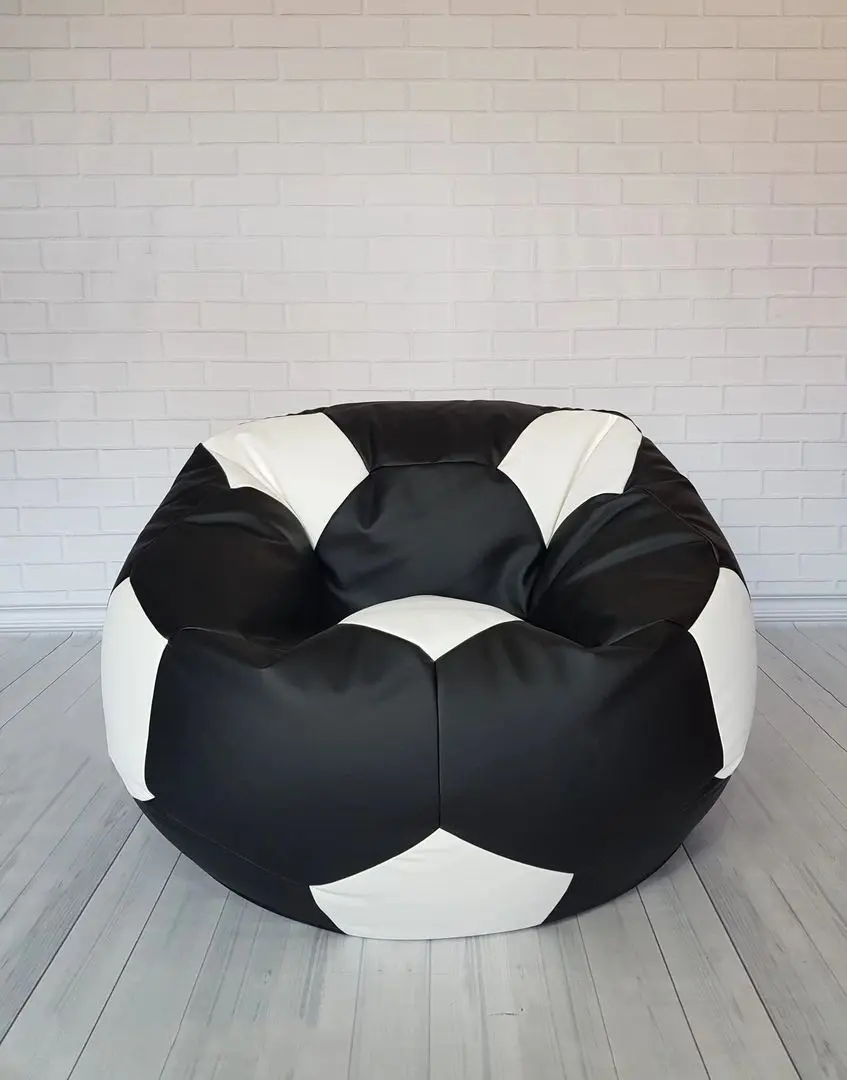 Fotoliu-minge Bean Bag Ares XXL (Black/White)