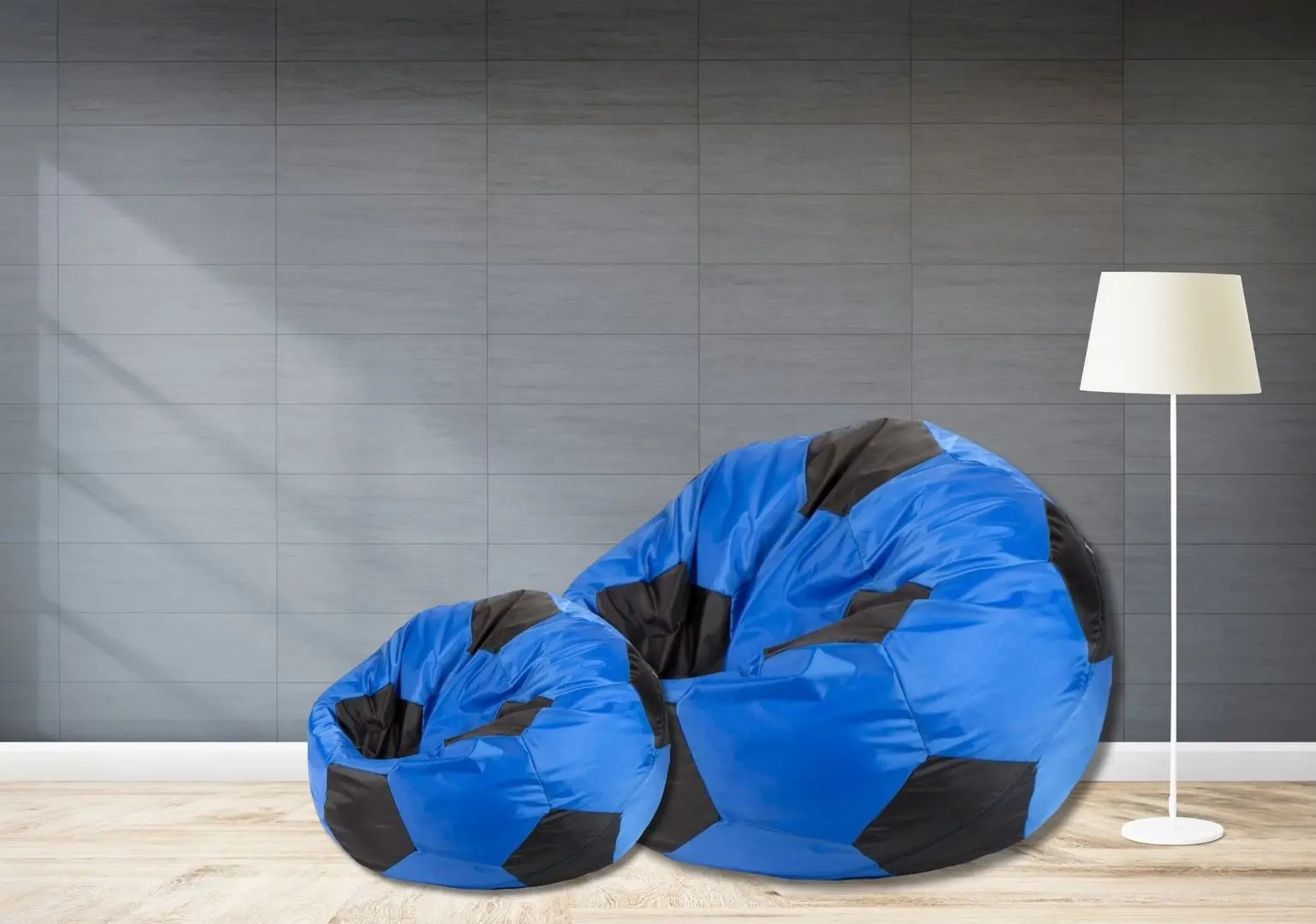 Fotoliu-minge Bean Bag BM6073 300D L (Blue/Black)
