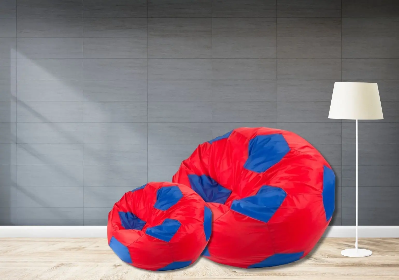 Fotoliu-minge Bean Bag BM6074 300D L (Blue/Red)