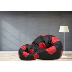 Fotoliu-minge Bean Bag BM6075 300D L (Red/Black) Thumb