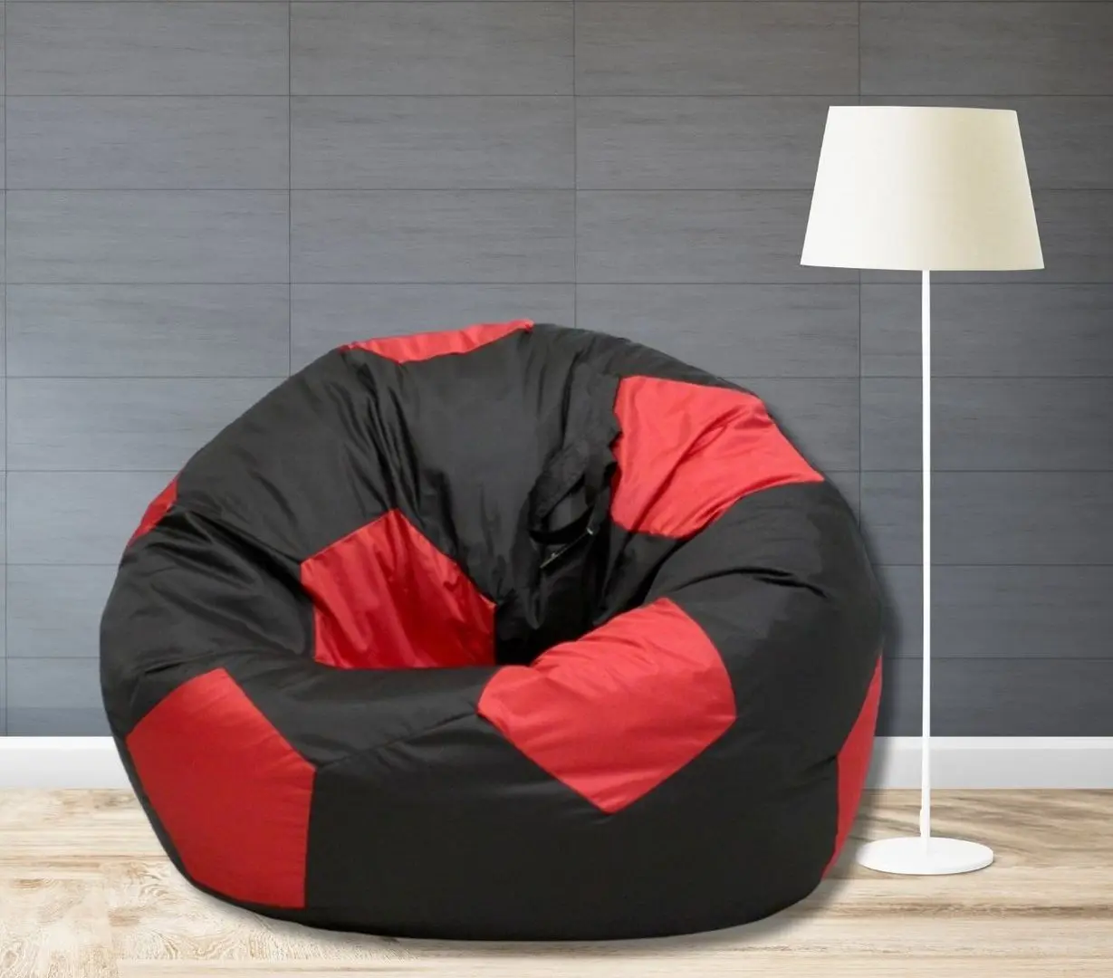 Fotoliu-minge Bean Bag BM6075 300D L (Red/Black)