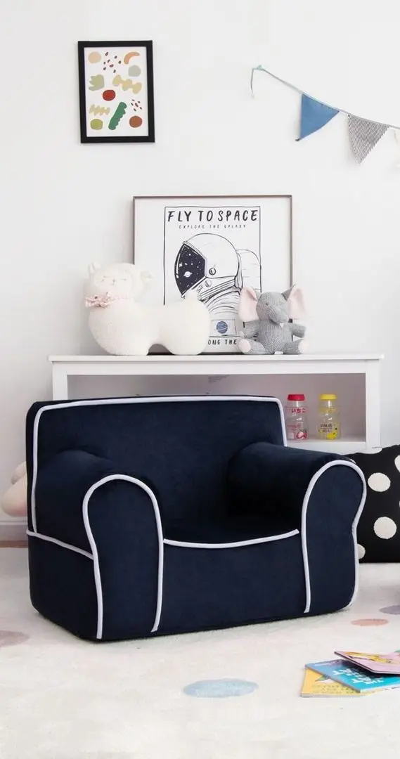 Детское кресло-мешок Costway HV10047NY (Dark Blue)