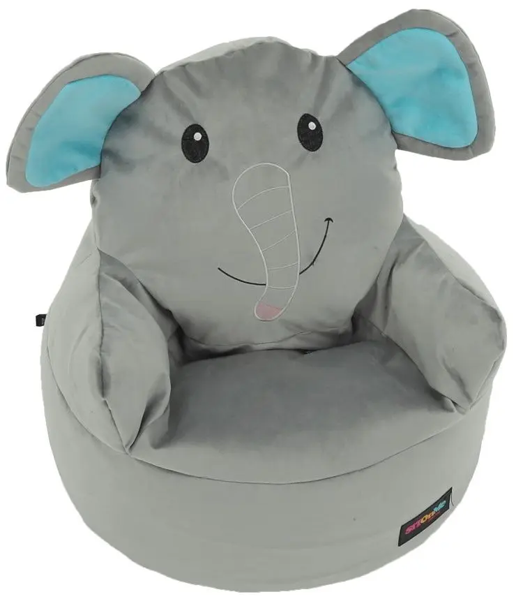 Fotoliu-sac pentru copii Tempo Kondela SitOnMe Baby Elephant Typ 2 (Gray)