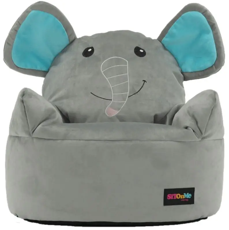 Fotoliu-sac pentru copii Tempo Kondela SitOnMe Baby Elephant Typ 2 (Gray)
