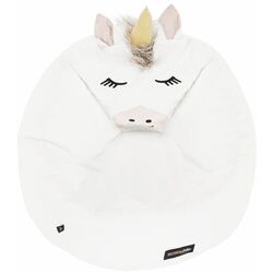 Детское кресло-мешок Tempo Kondela SitOnMe Unicorn (White) Thumb