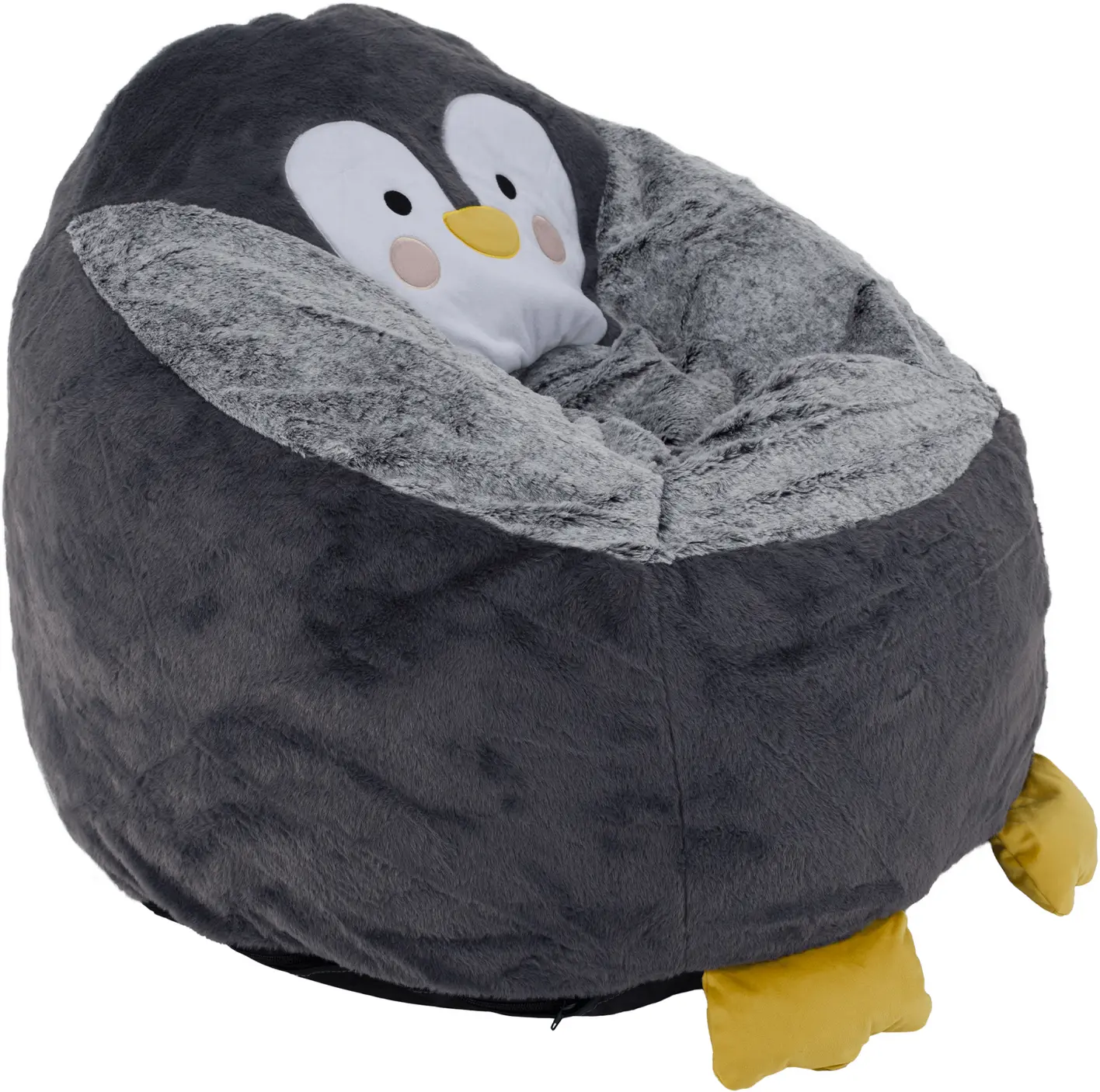 Fotoliu-sac Tempo Kondela Pingo (Gray/Yellow/White)