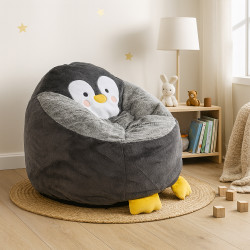 Fotoliu-sac Tempo Kondela Pingo (Gray/Yellow/White)