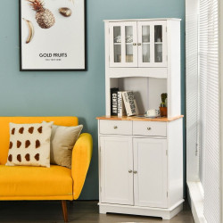 Bufet Costway HW67336WH (White) Thumb