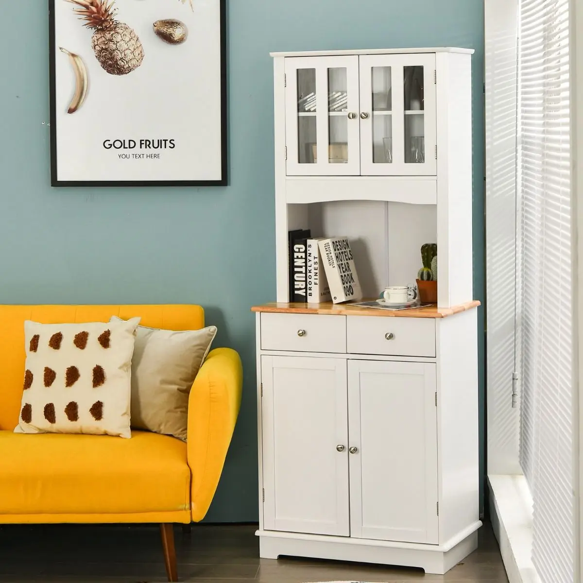 Bufet Costway HW67336WH (White)