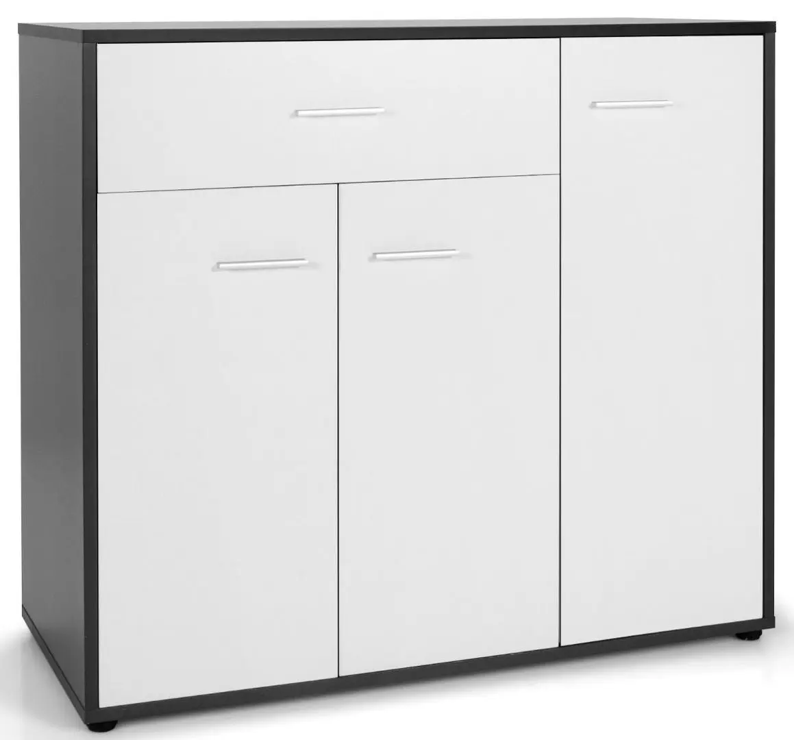 Буфет Costway JV10116 (White/Black) - 2