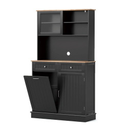 Bufet Costway JV10895DK (Black) Thumb