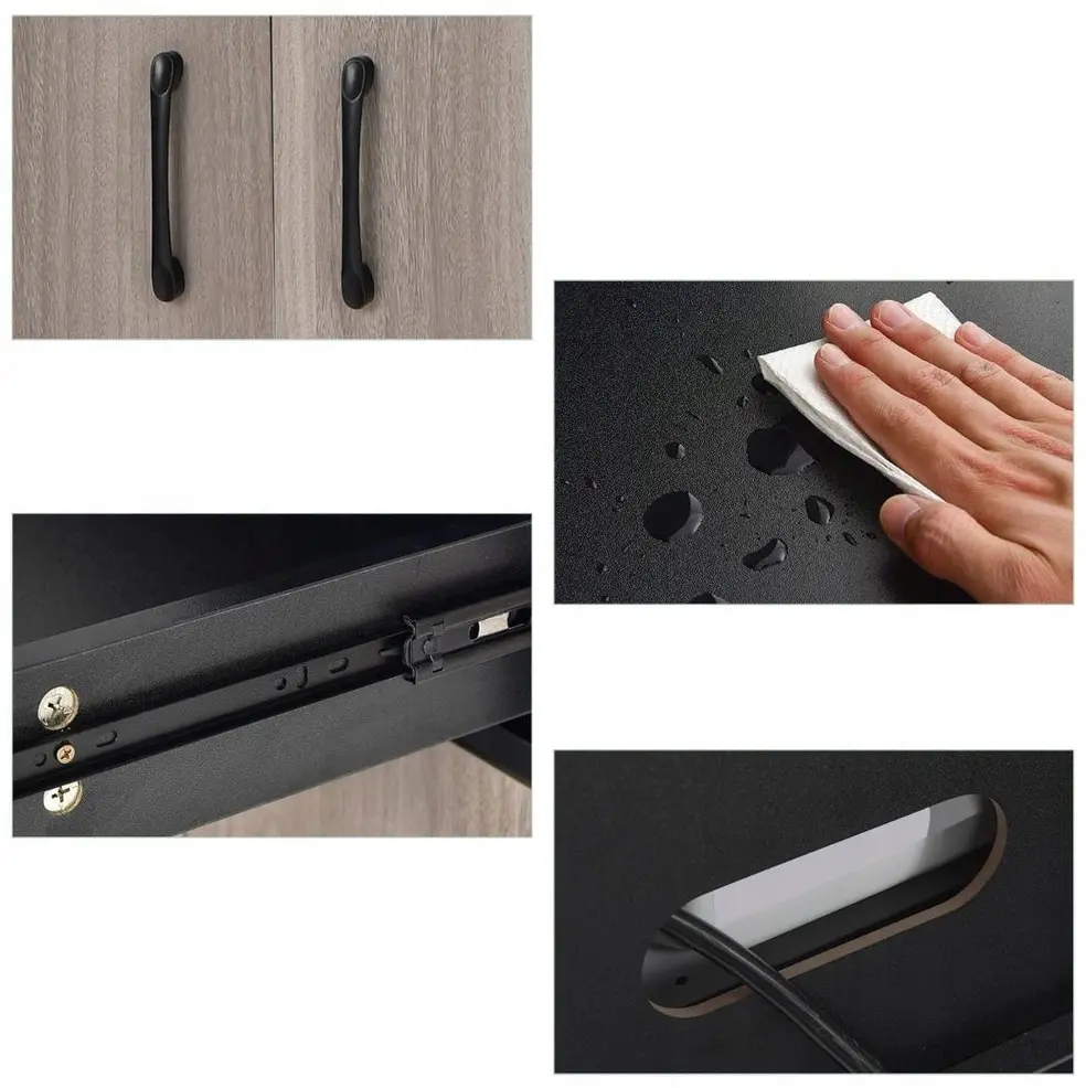 Буфет Costway JV10969DK (Black)