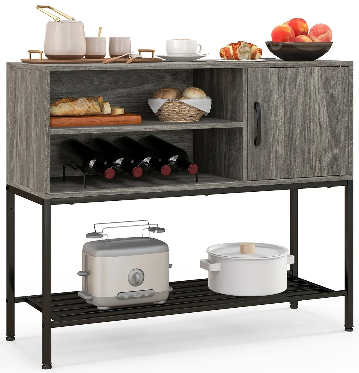 Буфет Costway JV11215GR (Grey)