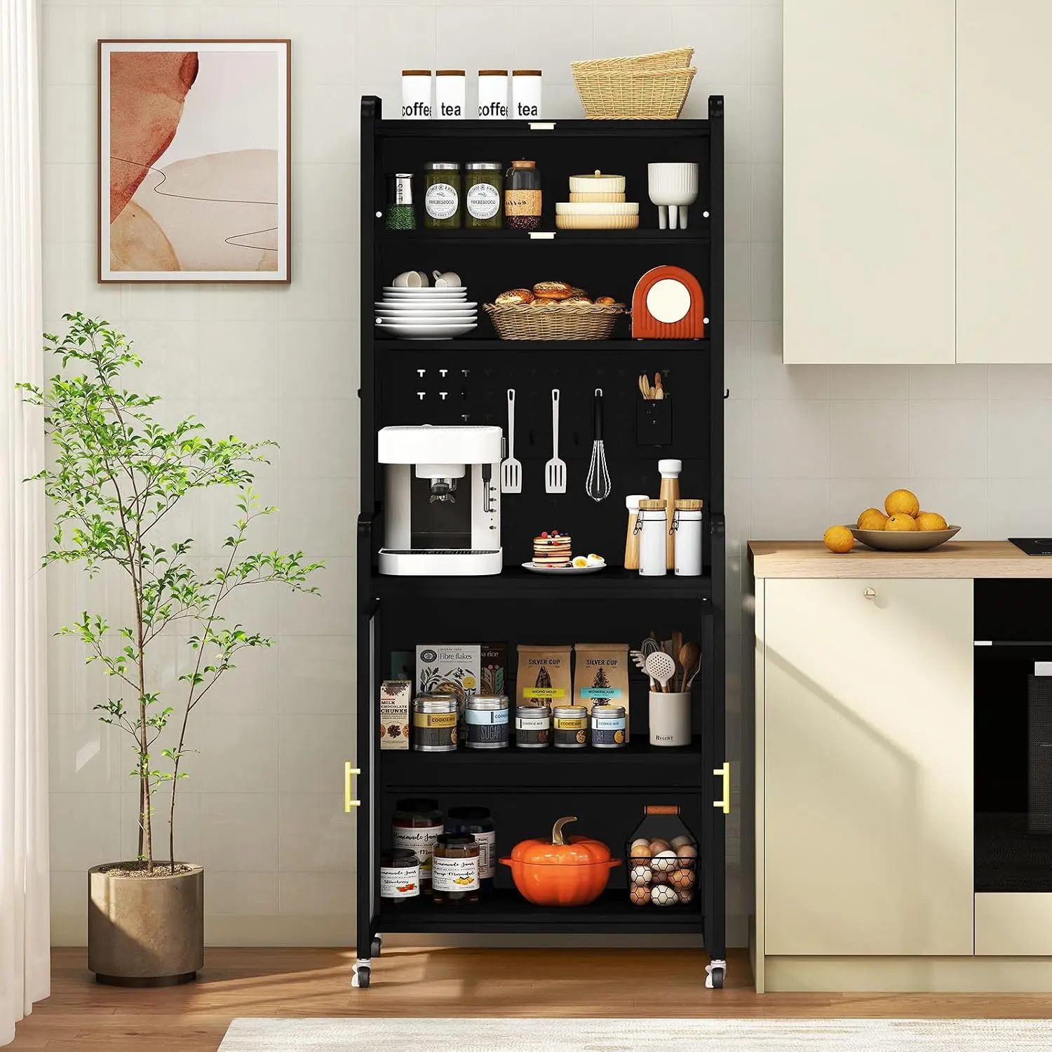 Bufet Costway JV11319DK (Black) - 4