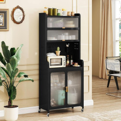 Bufet Costway JV11319DK (Black) Thumb