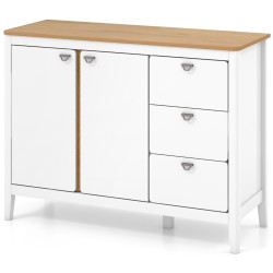 Bufet Costway JV11405WH (White/Natural) Thumb