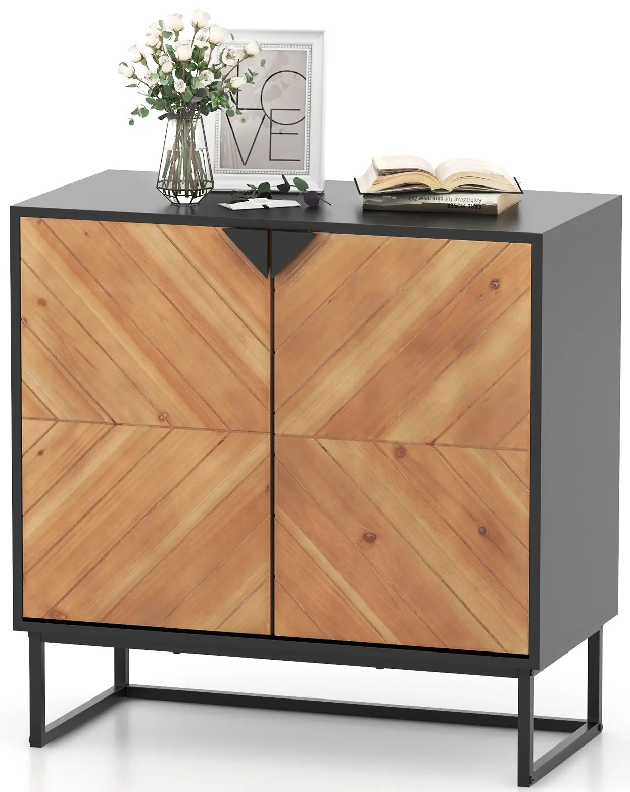 Bufet Costway JV11785BK (Black)