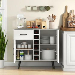 Буфет Costway JV11827WH (White) Thumb