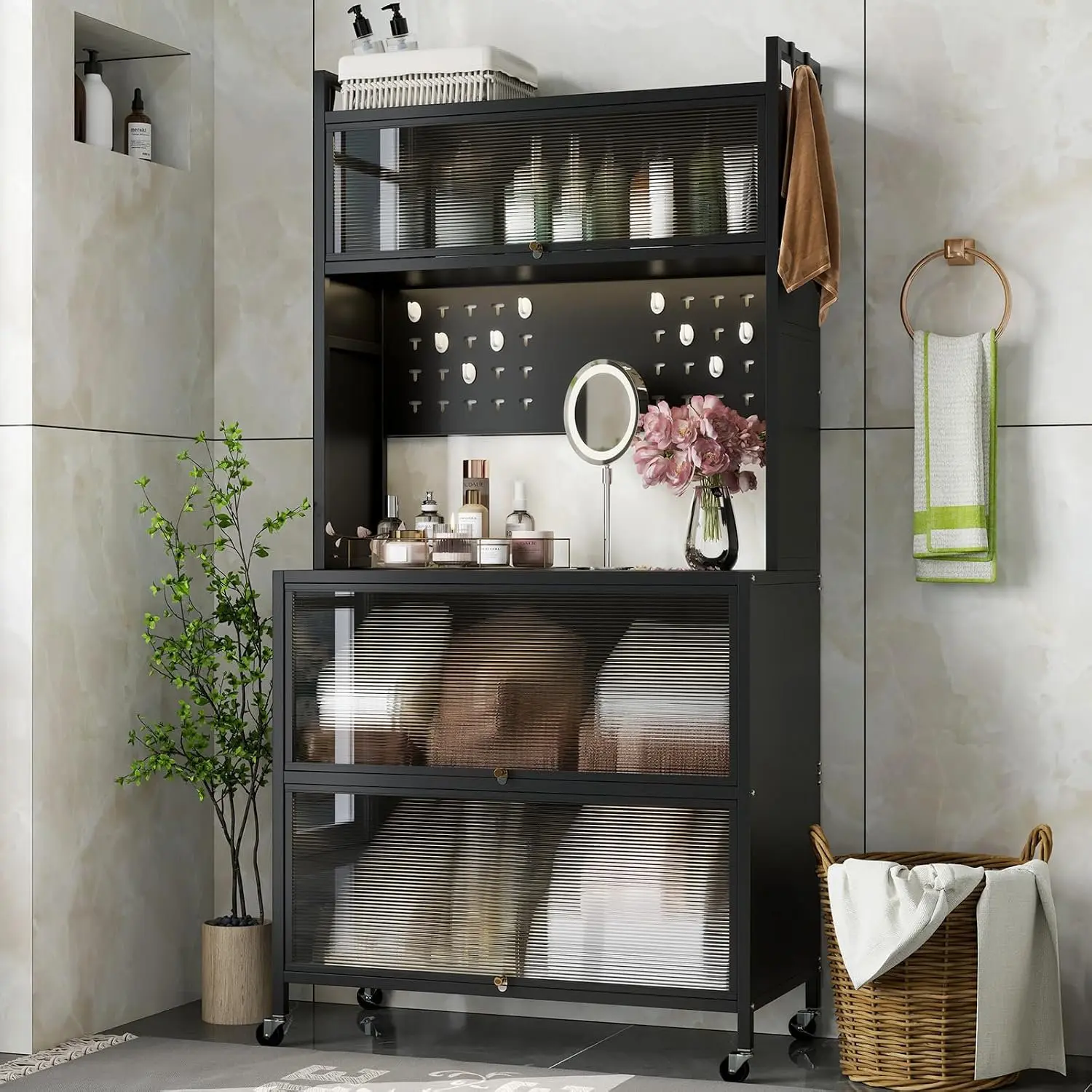 Bufet Costway JV12280BK (Black) - 5