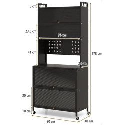 Bufet Costway JV12281BK (Black) Thumb