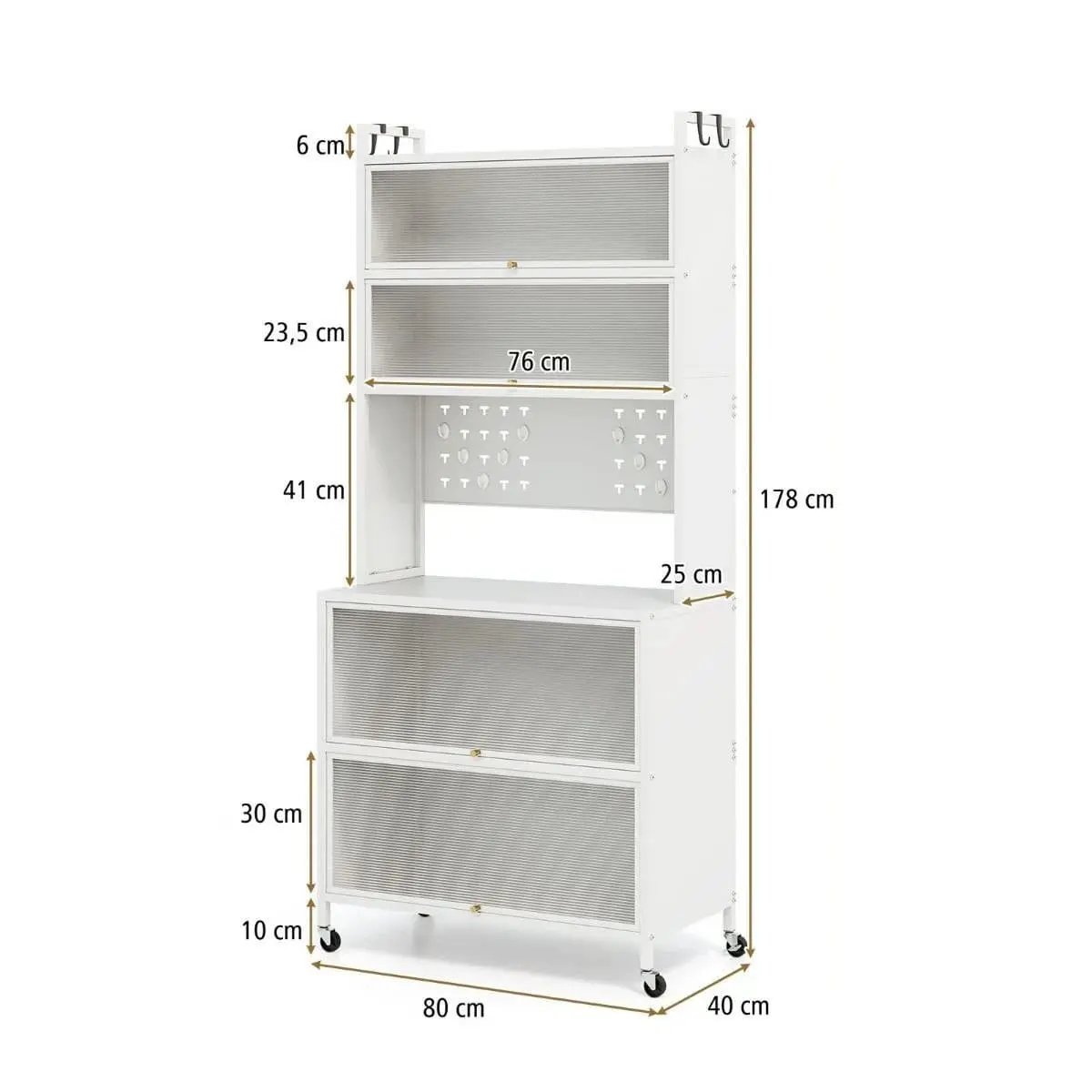 Bufet Costway JV12281WH (White) - 3