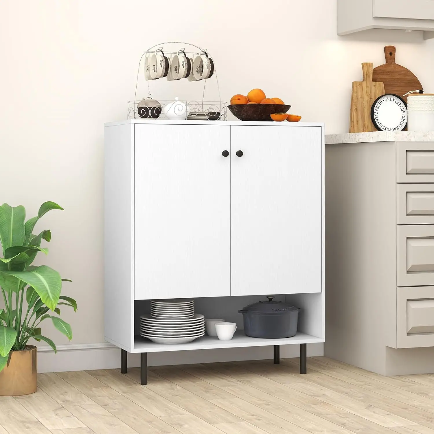 Bufet Costway JV12629WH (White) - 4