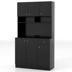 Bufet Costway JV13266DE-DK+ (Black) Thumb