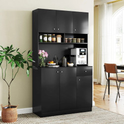Bufet Costway JV13266DE-DK+ (Black)