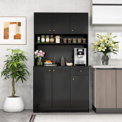 Bufet Costway JV13266DE-DK+ (Black) Thumb