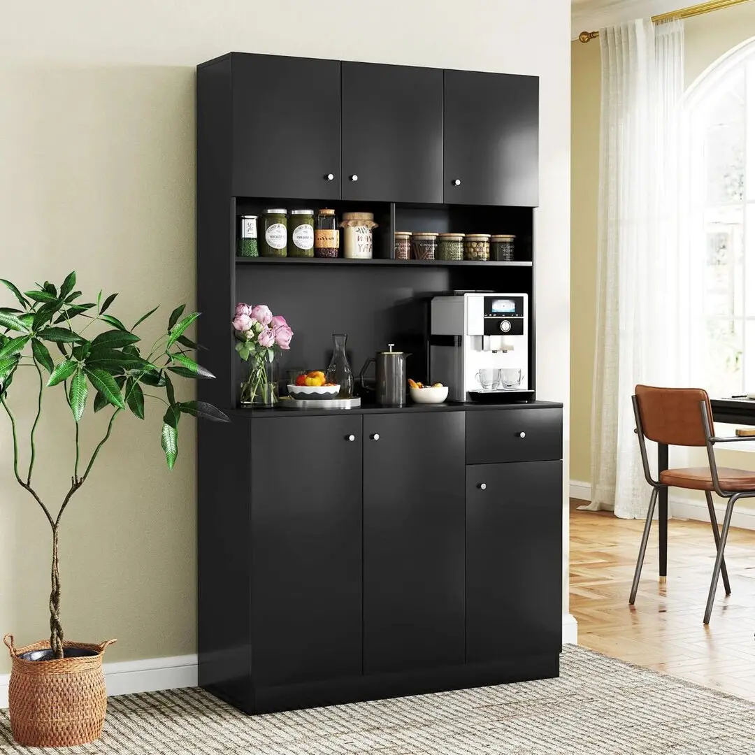 Bufet Costway JV13266DE-DK+ (Black)