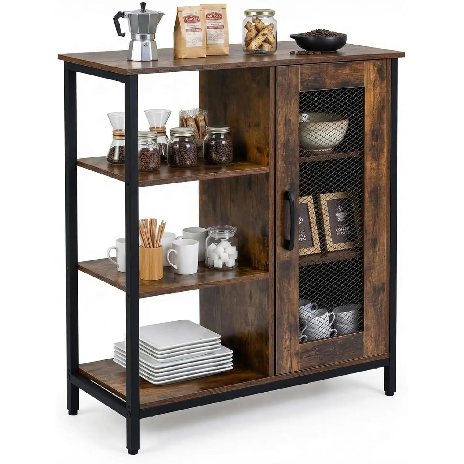 Bufet Costway JV13946CF (Brown) - 3