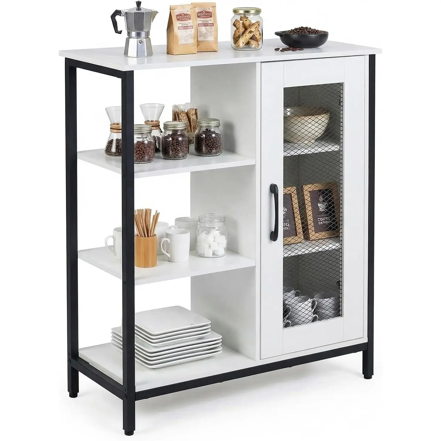 Bufet Costway JV13946WH (White) - 3