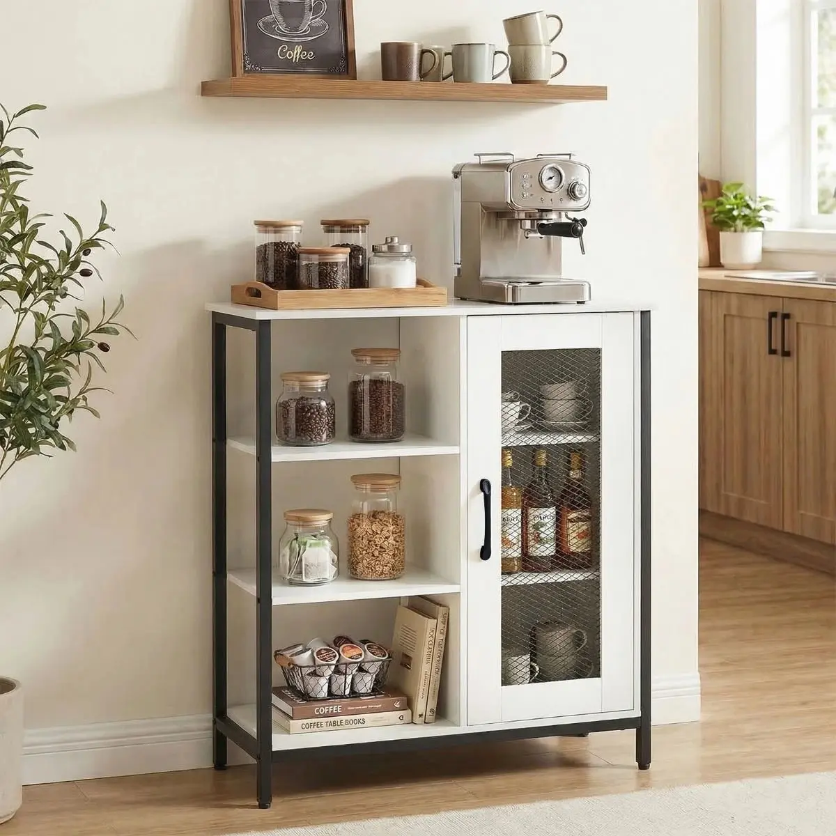 Bufet Costway JV13946WH (White) - 6