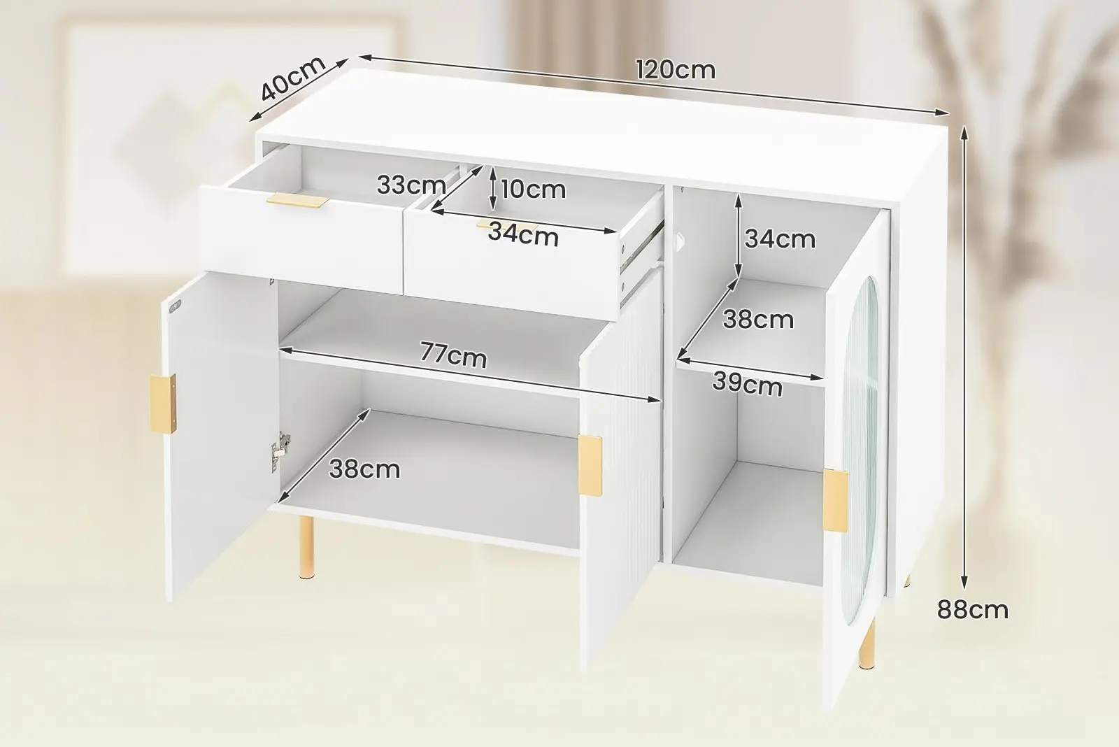 Servant Costway JV11131WH (White)