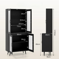 Servant Costway JV12652DK (Black) Thumb