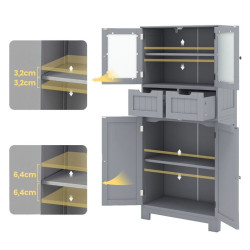 Сервант Costway JV12668GR (Grey) Thumb