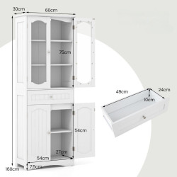 Dulap-camara Costway JV11751WH (White) Thumb