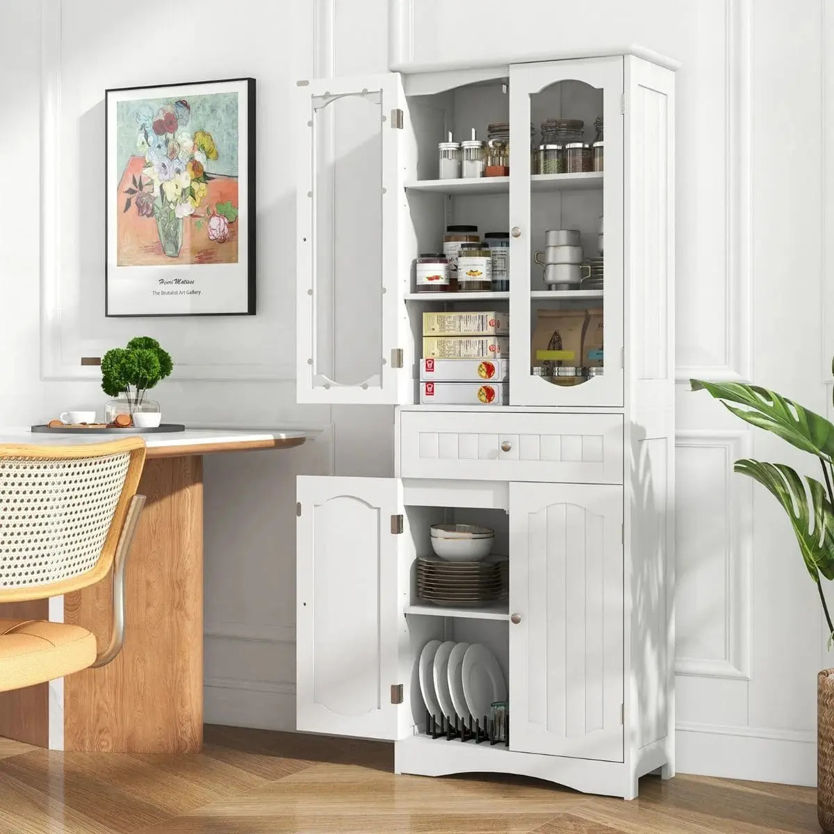 Dulap-camara Costway JV11751WH (White) - 4
