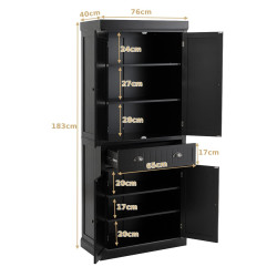 Dulap-camara Costway JZ10157DK (Black) Thumb