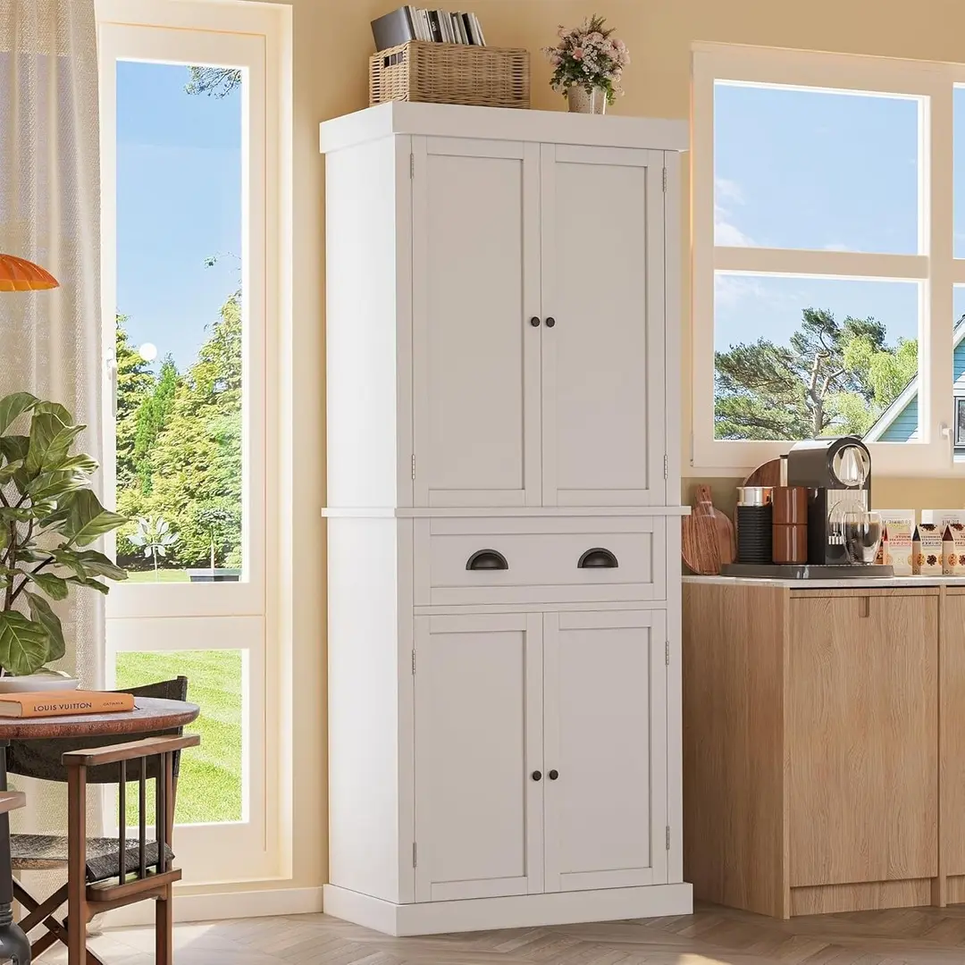 Dulap-camara Costway JZ10157WH 76x40x183 (White)